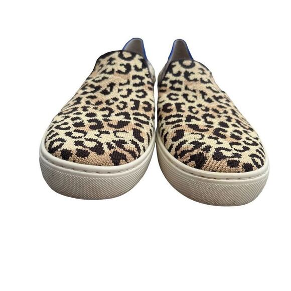 9.5 Rothy's Leapord Print Slip On Sneakers Great Condition! - Picture 4 of 15
